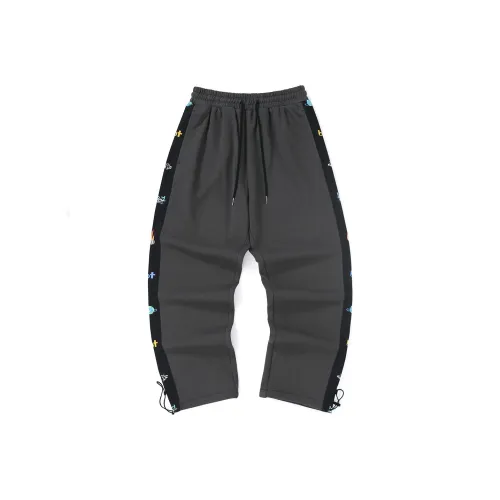 BIRDTALK Темно-серые Унисекс Вязаные Тренировочные Брюки