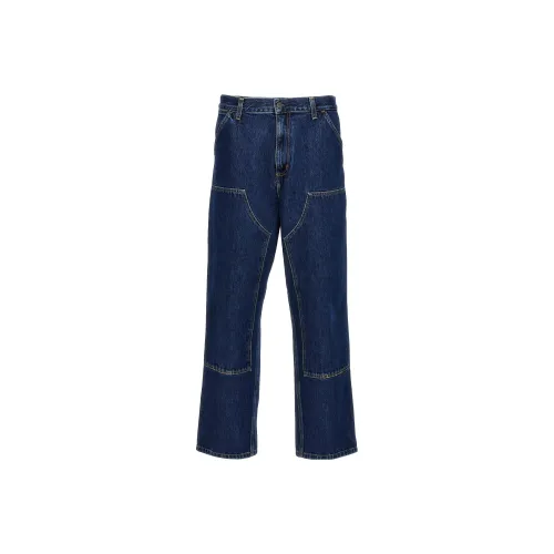 Carhartt WIP Blue Men's Jeans Кархартт WIP Синий Мужской Джинсы