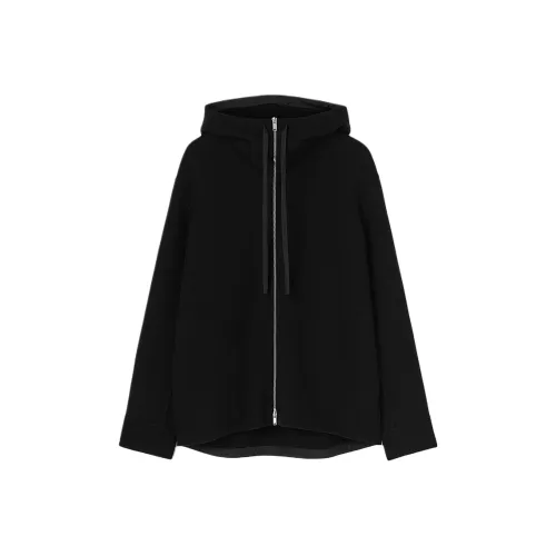 JIL SANDER Мужские черные куртки