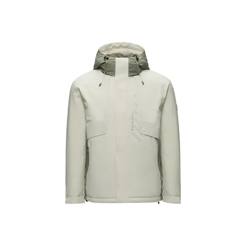 HLA Светло-серый Splicing 86 Унисекс Пуховики