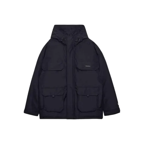 New Era FW24 Down Jacket Unisex Black