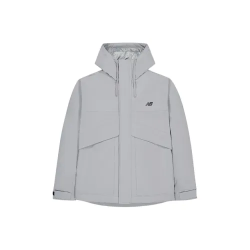 New Balance совместная куртка мужская серебристо-серая