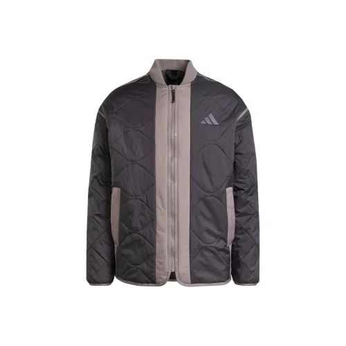 Adidas Пуховая куртка Унисекс Черный Угольно-серый Угольно-черный
