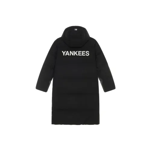 Mlb Base Logo New York Yankees Basic Collection 24FW Пуховик Унисекс Черный