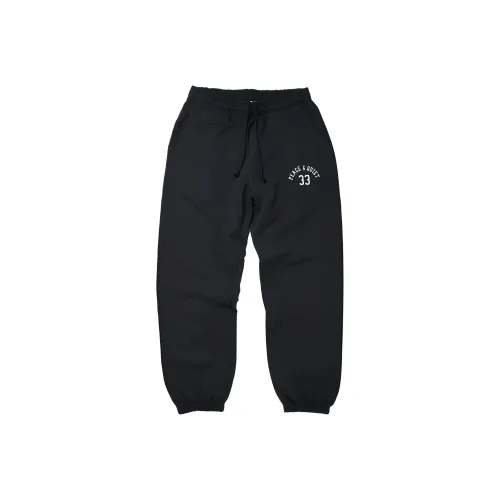 Union Черные Мужские Вязаные Спортивные Штаны