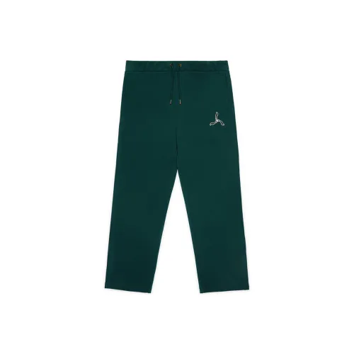 LI NING 1990 Classic Collection Pine Jasper Green Men's Knitted Training Pants LI NING 1990 Classic Collection Сосна Яшма Зеленый Мужские Вязаные Тренировочные Штаны