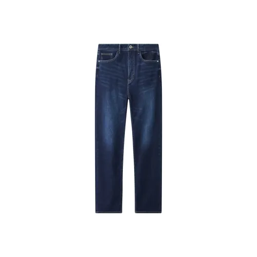 Jiumuwang Мужские брюки Expert Comfort Jeans Джинсовый синий + Облегающая версия