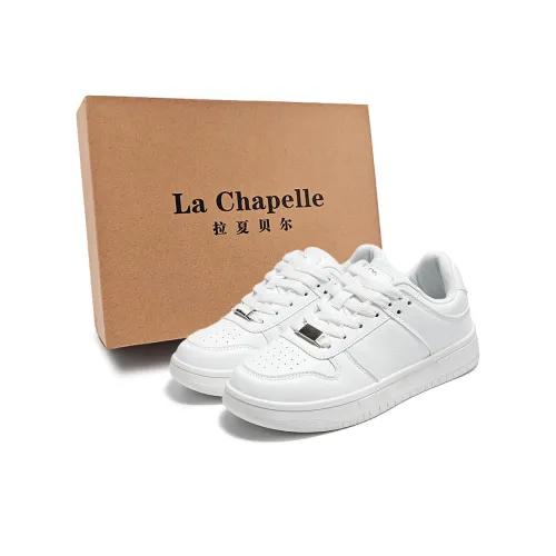 La Chapelle Fashion Minimalist Style Белый Кроссовки Low Топ Кроссовки для скейтбординга Женские Белые