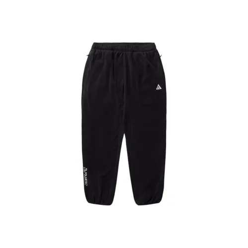 Nike ACG Polartec® 'Волк Дерево' Вязаные Тренировочные Брюки Мужские Черные