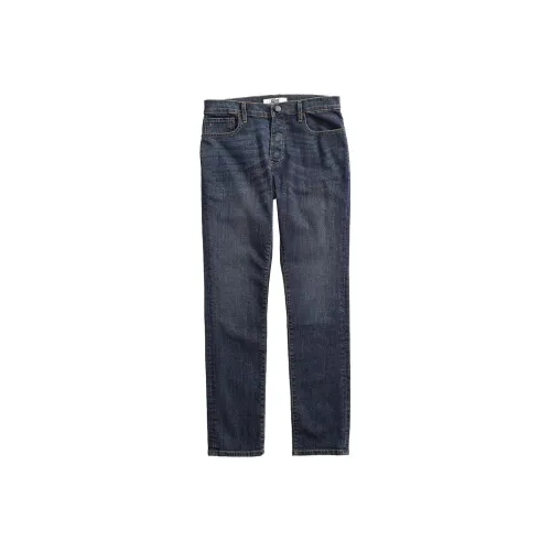 Tommy Hilfiger FW23 Прямой крой Джинсовая одежда Джинсы Мужской Синий Черный