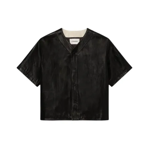 Рамка SS24 кожа куртка мужская черная