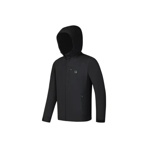 FILA Фитнес Темно-черные Мужские Куртки