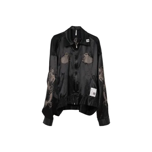 Maison Mihara Yasuhiro SS25 Куртки и Пальто Мужской Черный