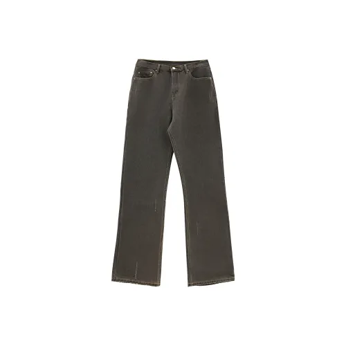 ANYWEARSTU Серый Зеленый Унисекс Джинсы