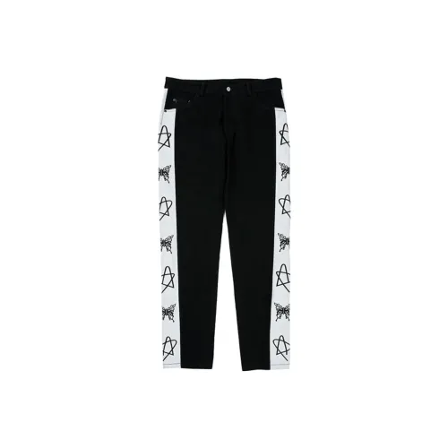 Discover Mental Club Черные Мужские Повседневные Штаны