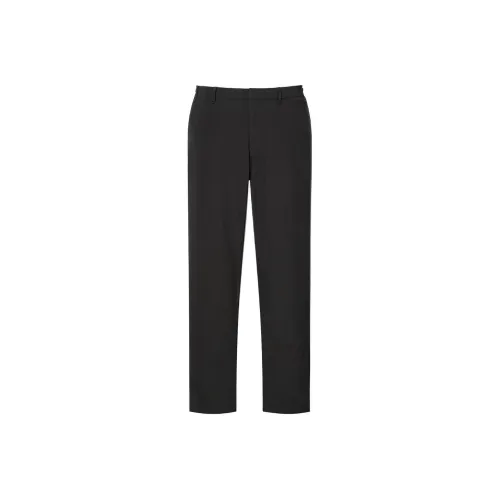 UNIQLO Повседневные брюки Осенний Мужской Черный