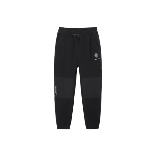 PIONEER CAMP Вязаные тренировочные штаны унисекс черные