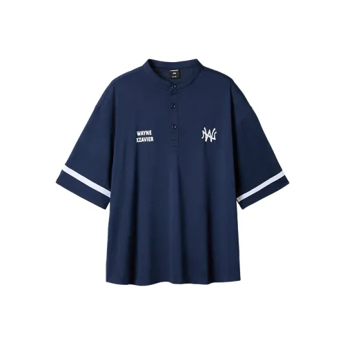 WAYNEXZAVIER Blue Men's Shirts WAYNEXZAVIER Синий Мужские Рубашки