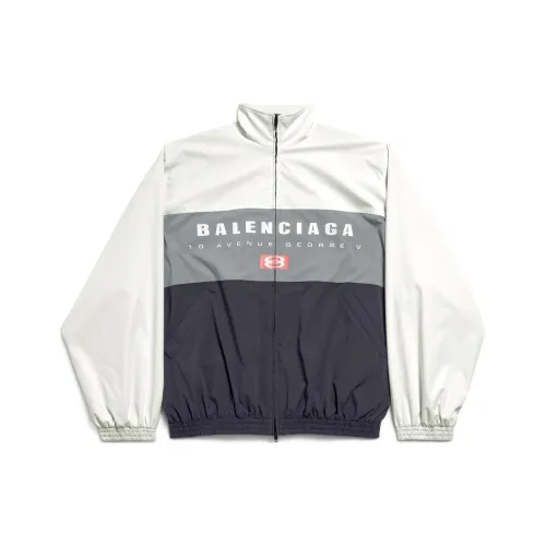 Balenciaga SS25 Куртки и Пальто Стандартный крой Мужской Серый Черный