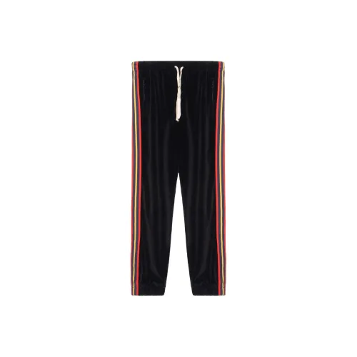 GUCCI Вязаные спортивные брюки мужские черные