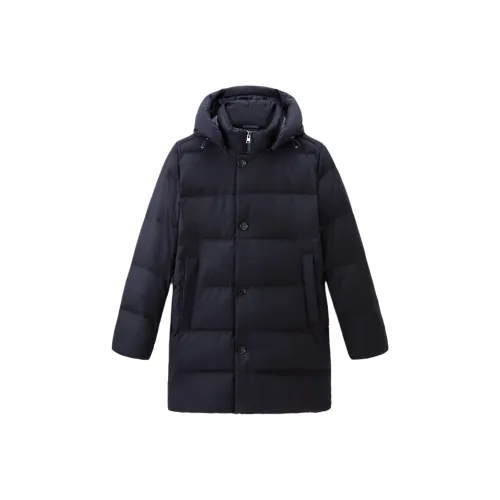 WOOLRICH Пуховик Мужской Navy Синий
