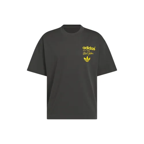 Adidas Originals JABBAR SS25 Kareem SKYHOOK T Рубашка Унисекс Угольно-черный