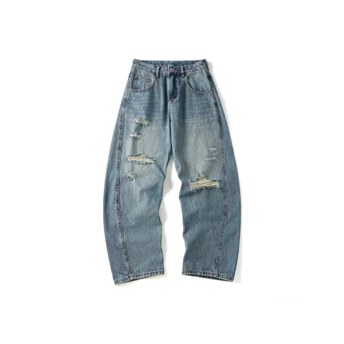 SANSHILIUJIE Синий Мужской Джинсы