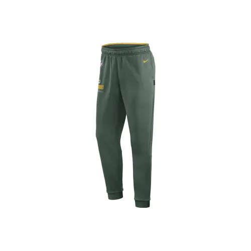 Найк Вязаные Тренировочные Штаны Мужские Зеленые