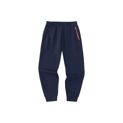 ANTA Variety Тренировки Коллекция Вязаные Тренировочные Штаны Мужские Полночный Синий