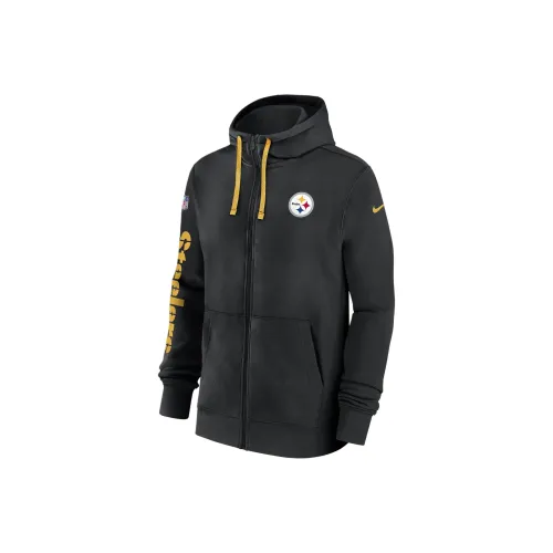 nike Клуб Pittsburgh Steelers Sideline Team Issue Куртки Пальто Мужской Черный