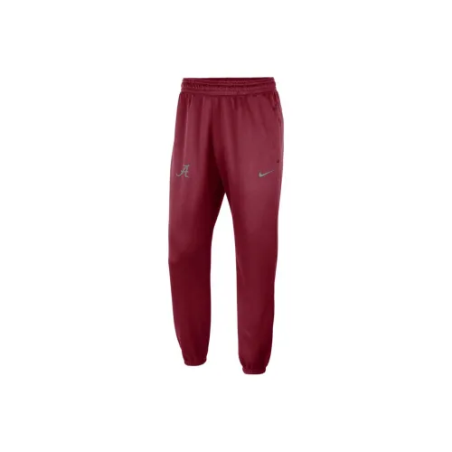Nike Red Men's Knitted Training Pants Nike Красные Мужские Вязаные Тренировочные Штаны