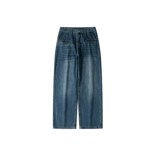 COUNTRY MOMENT Джинсы Унисекс Винтаж Синий