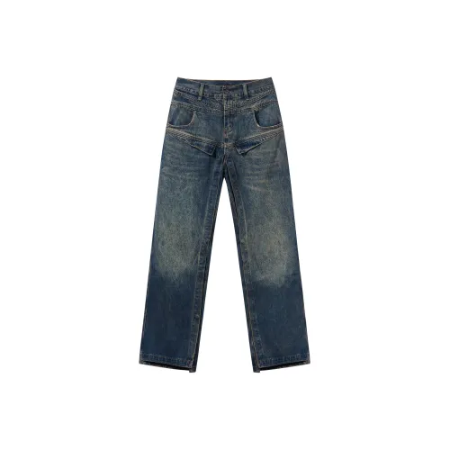 BLIND402 Синие Унисекс Джинсы