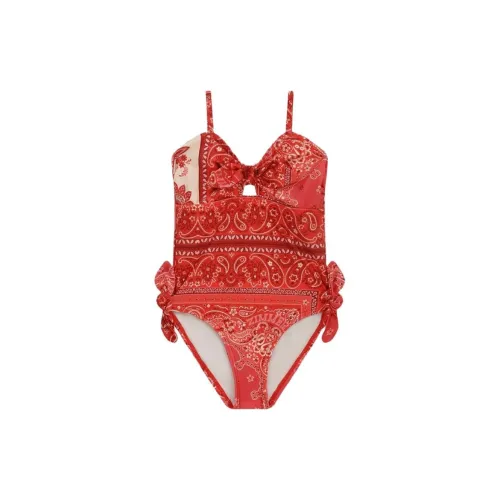 Zimmermann Детский купальник SS25 Красный для детей 3-7 лет