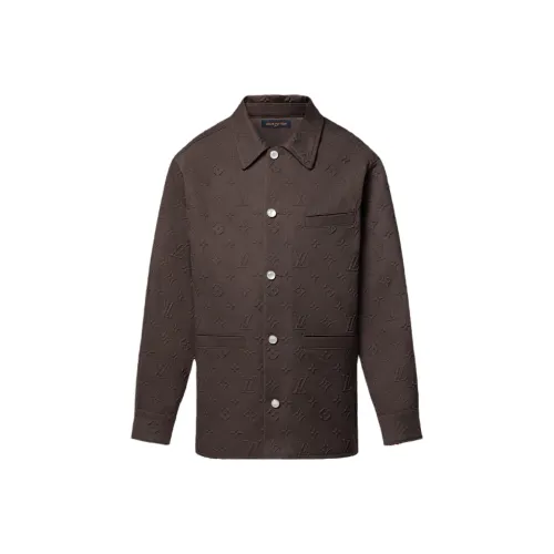 LOUIS VUITTON SS25 Куртки и Пальто Мужской Умбра