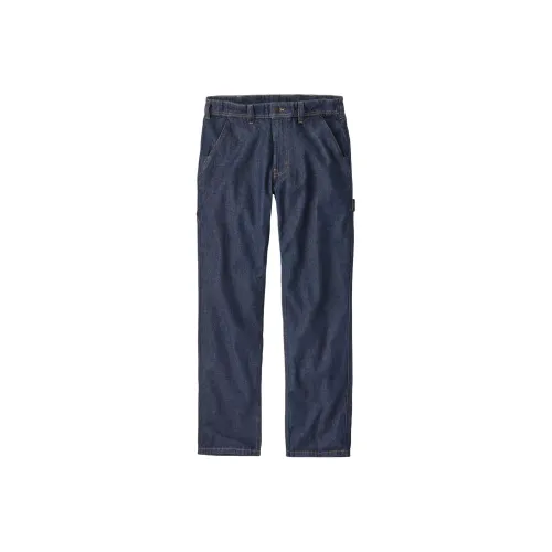 Patagonia Джинсы Мужские Синие Конопляные Оригинальные Стандартные