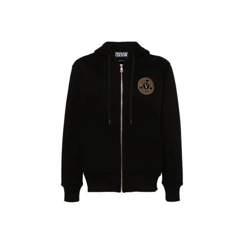 VERSACE JEANS COUTURE Мужские черные куртки