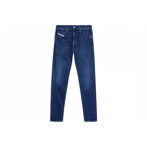 DIESEL Темно-синие мужские джинсы