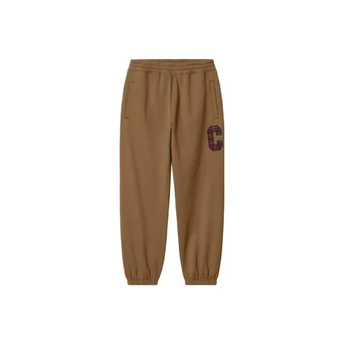 Carhartt WIP FW23 Wiles Sweat Pants Knit Training Pants Men's Brown