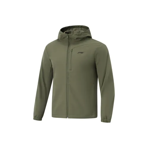 LINING Fitness Series Куртки и Пальто Унисекс Армейский Зеленый