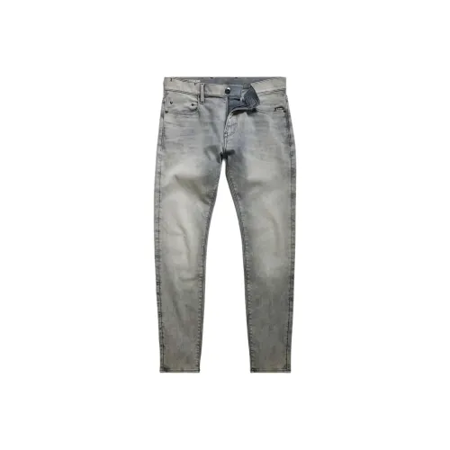 STAR RAW Джинсы Мужские Серый Синий