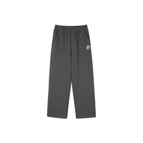 Phew Утолщенные Повседневные Штаны Унисекс Темно-Серый