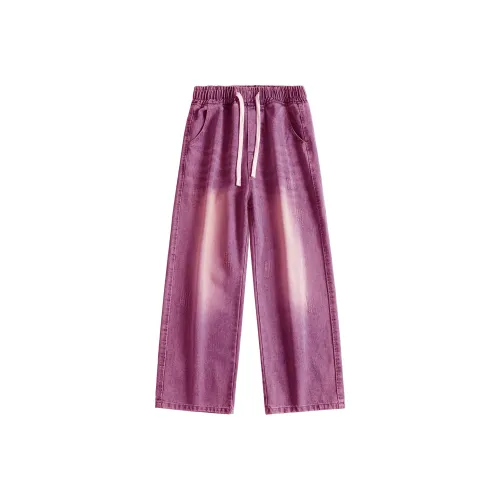 LA'T.WEEKEND Джинсы Унисекс Винтаж Синий