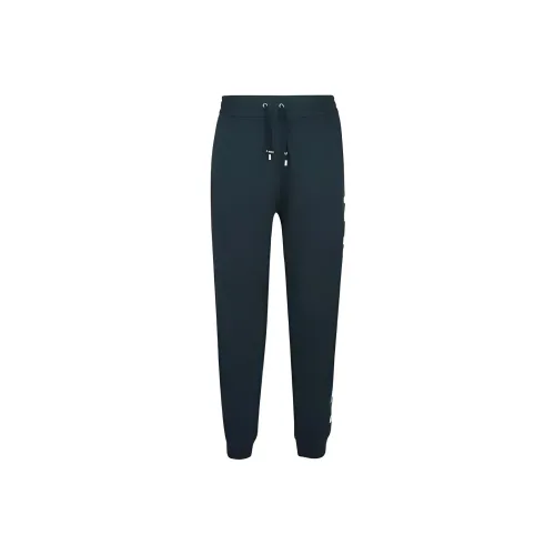 BALMAIN Вязаные спортивные брюки мужские темно-зеленые