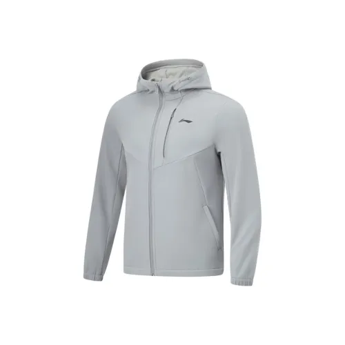 LINING Fitness Series Тренчкот Мужской Щебнево-Серый