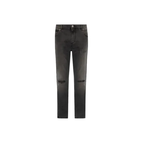 BALMAIN Мужские черные джинсы