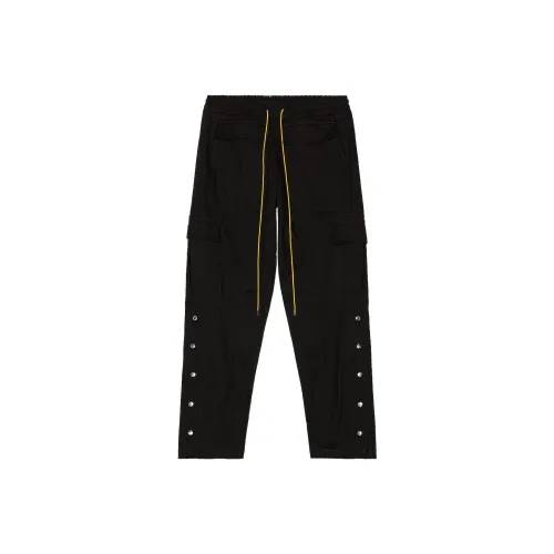 RHUDE Мужские Повседневные Брюки Черные