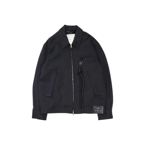 Song for the Mute FW24 Куртки и Пальто Мужской Черный