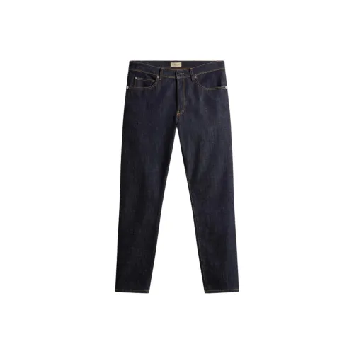 WOOLRICH SS25 Джинсы Мужские Средний Индиго