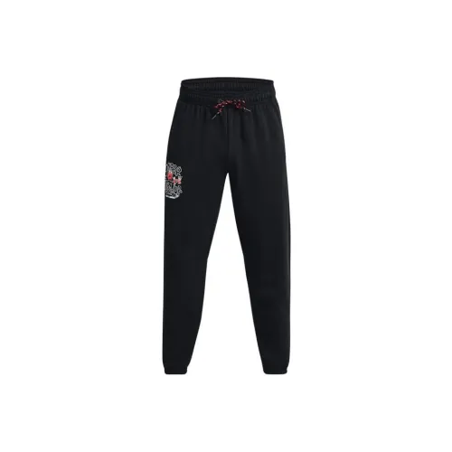 Under Armour Розовые Черные Мужские Вязаные Тренировочные Штаны